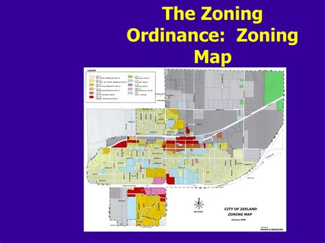 CHAPTER 4 ZONING DISTRICTS AND MAP .